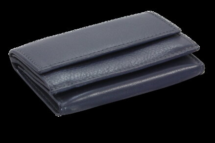 Modrá dámska kožená mini peňaženka 511-4392A-97