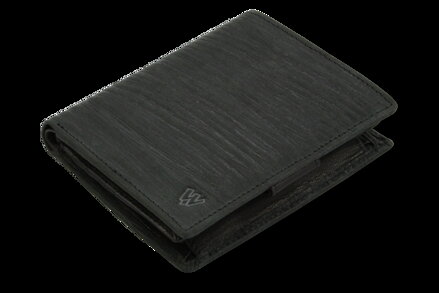 Čierna pánska kožená peňaženka v štýle BAMBOO 514-4050-60