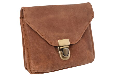 Kožené puzdro na opasok svetlý tan hunter 250115