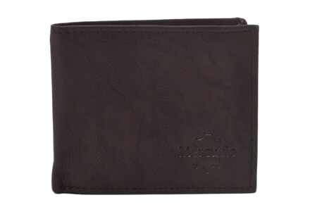 Malá kožená peňaženka MERCUCIO hnedá 2311040