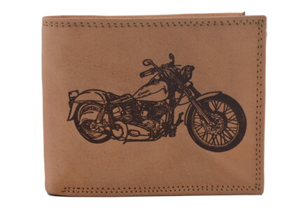 Pánska peňaženka MERCUCIO natural vzor 27 motorka 2911911