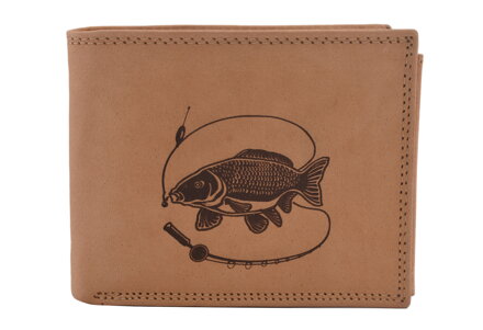 Pánska peňaženka MERCUCIO natural vzor 46 kapor s udicou 2911911