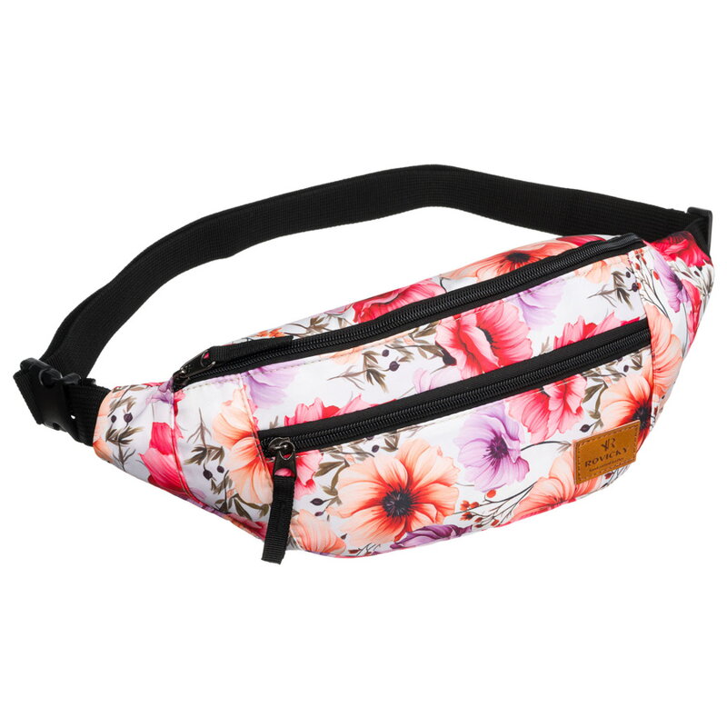 Pojemna saszetka damska na biodra lub przez ramię - Rovicky