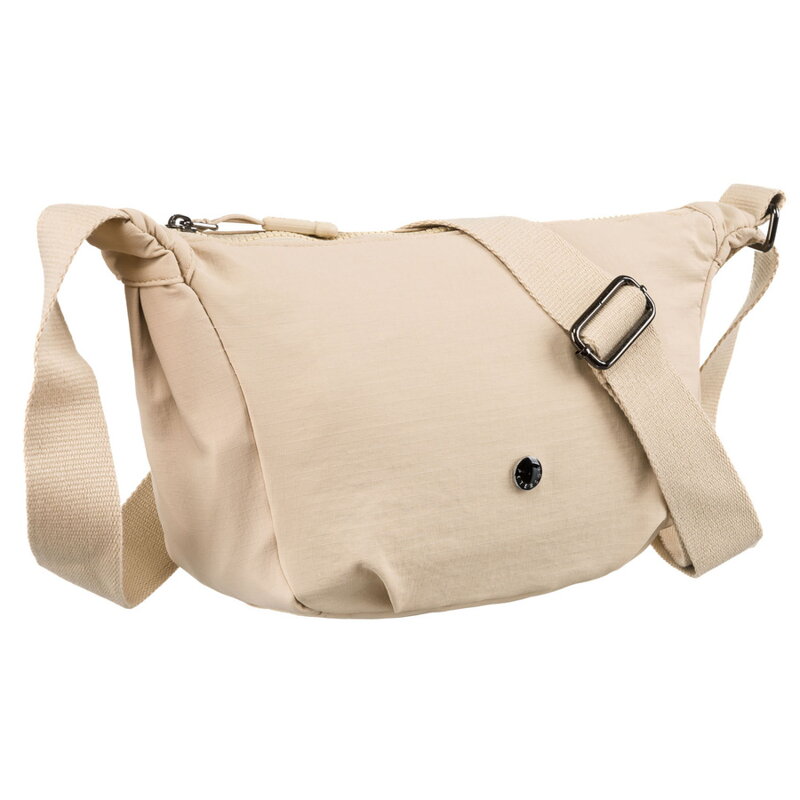 Športová dámska listová kabelka z polyesteru v béžovej farbe – Peterson