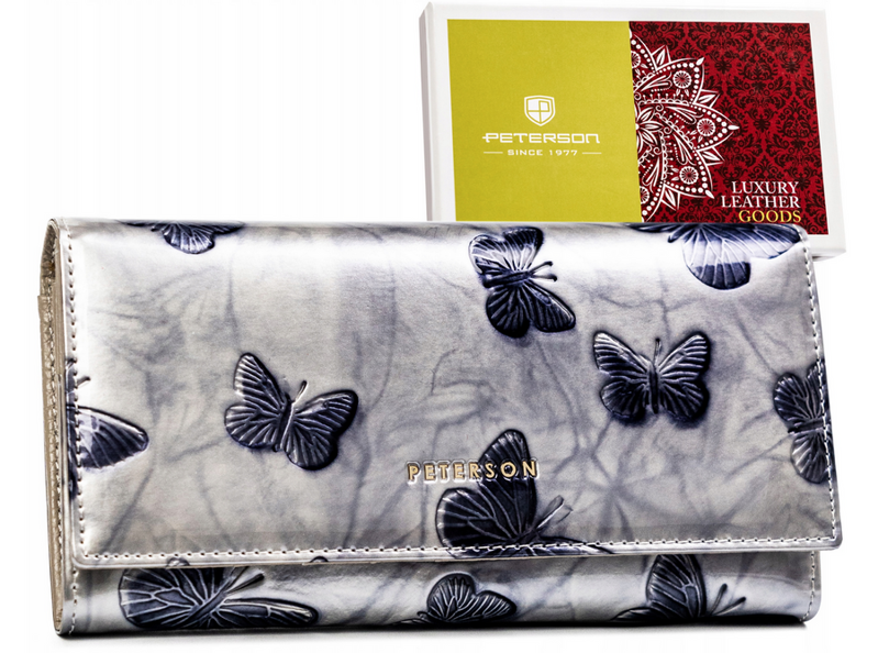Veľká dámska peňaženka z prírodnej kože - Peterson