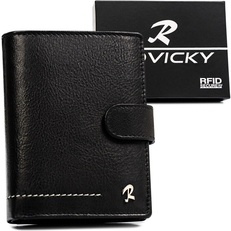 Kožená pánska peňaženka so zapínaním na patent - Rovicky