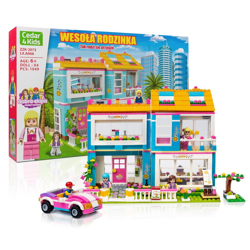 Sada kociek: Veselá rodinka - Cedar4Kids