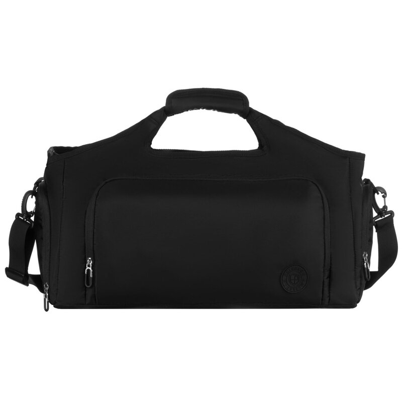 Czarna, sportowa torba podróżna na ramię - Peterson