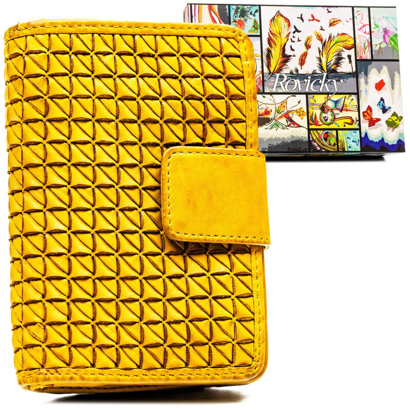 Reliéfna dámska peňaženka s okienkom na fotografiu – Rovicky