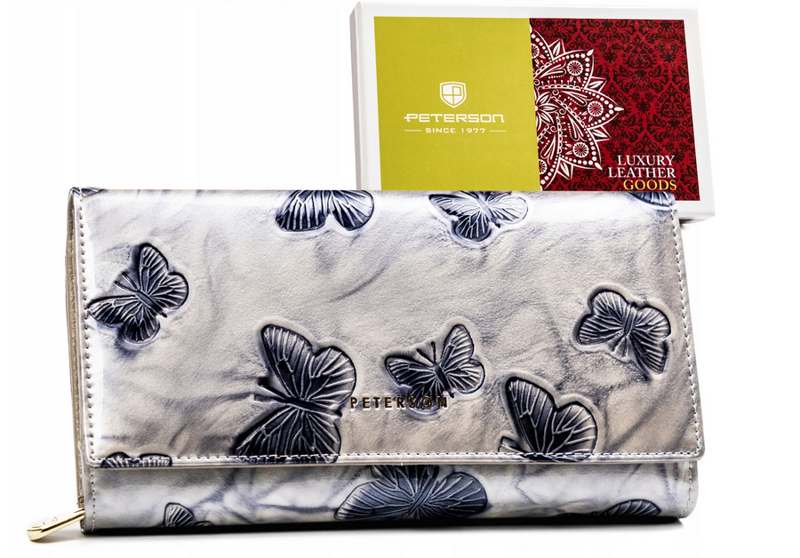Veľká dámska peňaženka z prírodnej kože - Peterson