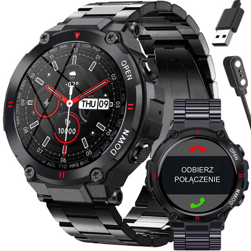 SMARTWATCH pánske GRAVITY GT7-2 - Uskutočňovanie hovorov (sg016b)
