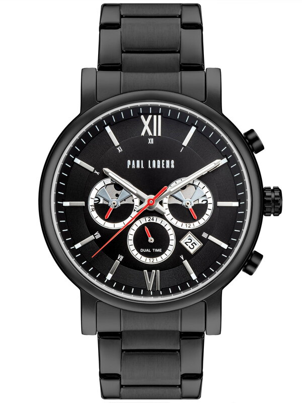 PÁNSKE HODINKY PAUL LORENS - PL20017B-1A5 (zg386c) + KRABIČKA