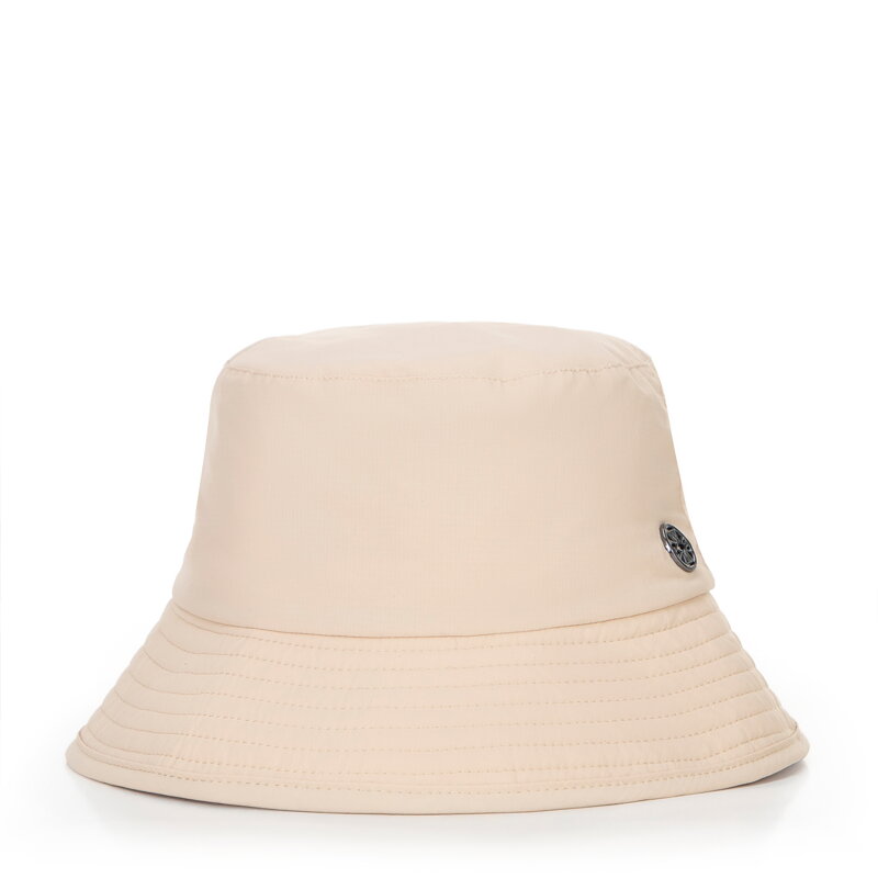 Czapka typu bucket z nylonu beżowa 100-HF-001-9