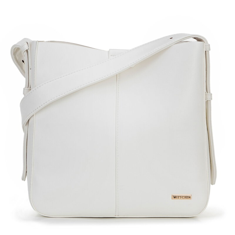 Dámska kabelka z imitácie kože, béžová 100-4Y-212-9