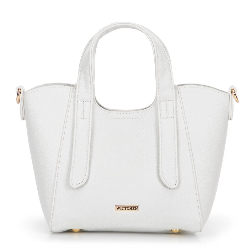 Dámska aktovka s odnímateľným vreckom malá, sivobiela 100-4Y-214-0