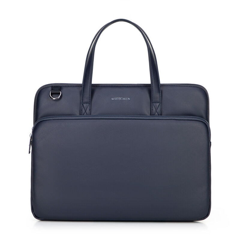 Pánska taška na notebook 16” z imitácie kože granátová 100-3P-900-7