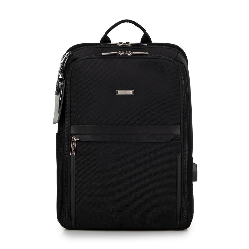 Multifunkčný batoh do lietadla s USB portom čierny 100-3U-904-1