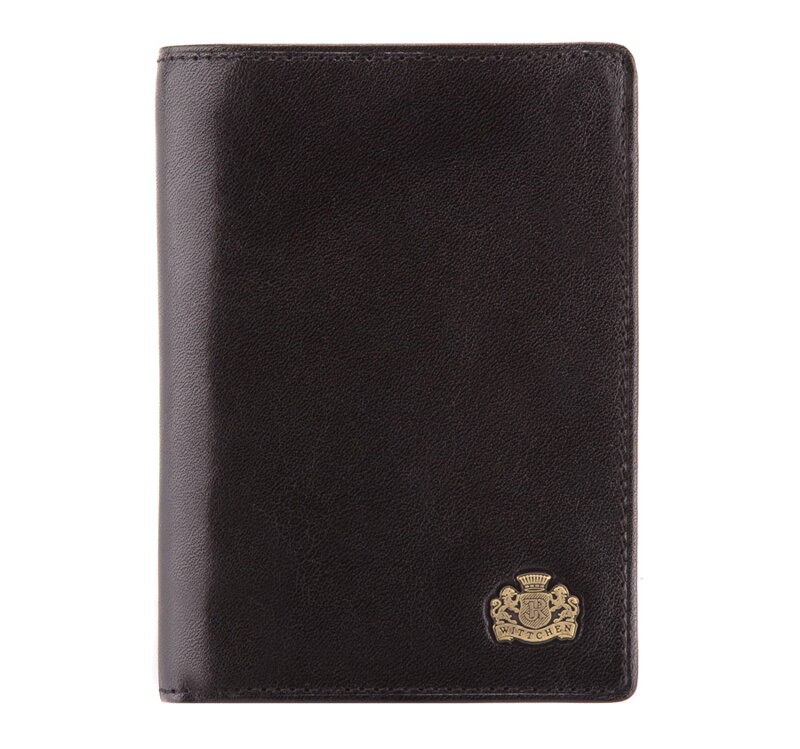 Pánska kožená peňaženka malá čierna 10-1-023-1