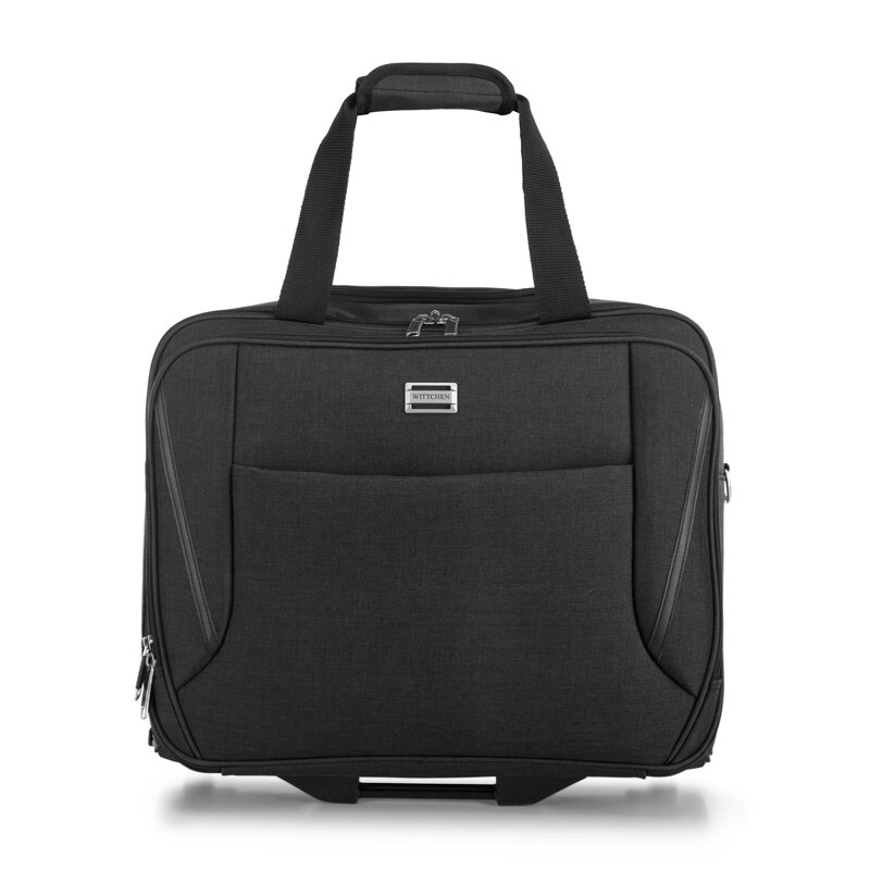 Torba biznesowa na kółkach grafitowa 56-3S-508-10