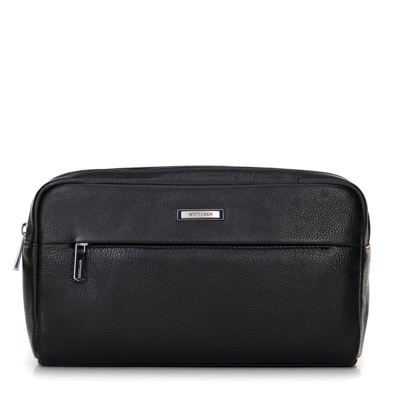 Pánska kožená ľadvinka s funkčnými vreckami 14-3-101-1