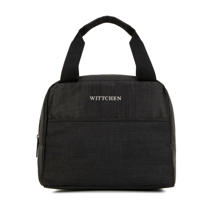 Torba na lunch zaokrąglona czarna 56-3-021-11