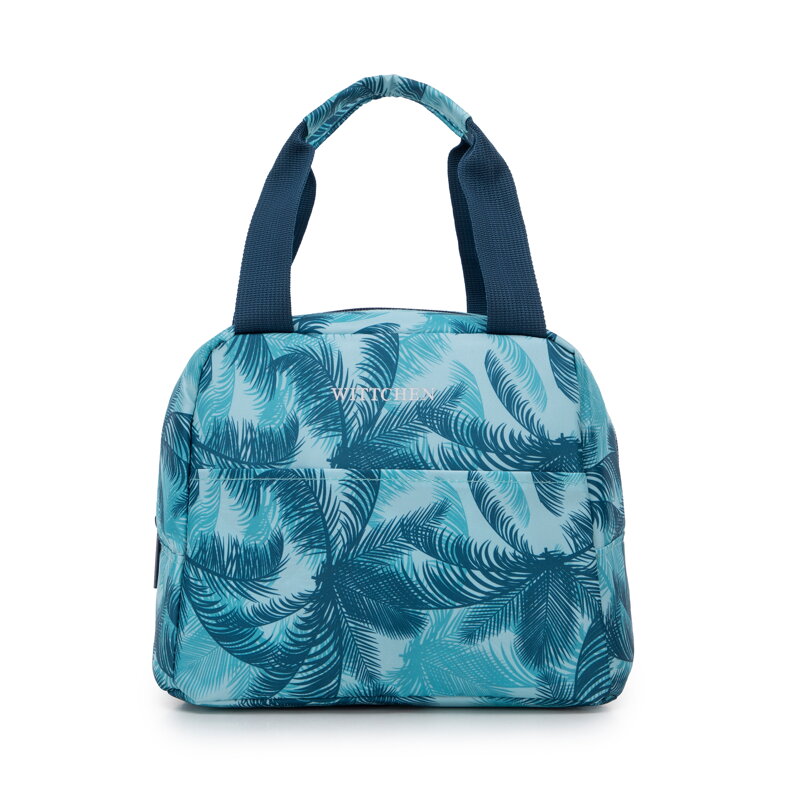 Torba na lunch zaokrąglona turkusowa 56-3-021-8PP