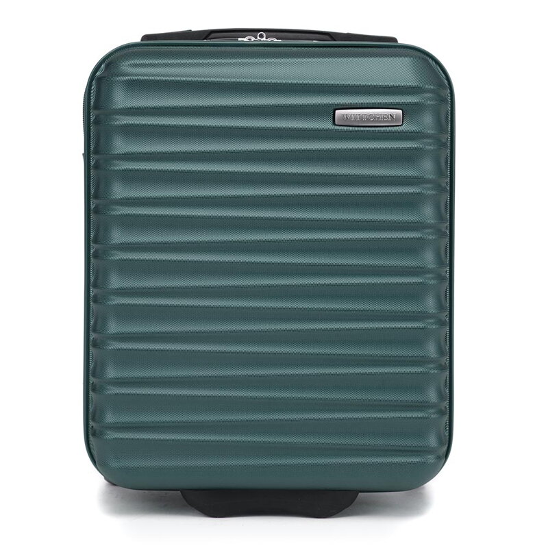 Walizka kabinowa z ABS-u z żebrowaniem zielona 56-3A-315-85