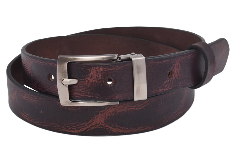 Pánsky kožený opasok 760-30-02 hnedý pracka Móric